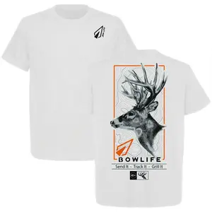 Bow Life Men's Legends T-shirt, Gift for Bowhunting Lovers, Archery Tactical Gear, Unisex Short Sleeve Casual 100% Cotton, Gift for Women for Men