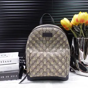 Pre-owned GUCCI Coated Canvas Backpacks Backpacks