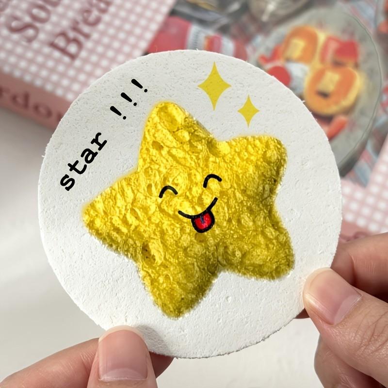 Magic 3D Foam Texture Painting Kit: 2.68inch Round Foam Sheets & Craft Paper, 12-Color Watercolor Pens + 1 brush – All-in-One Creative Supplies for DIY Art, Christmas Gifts, School/Home Activities & Travel Crafts