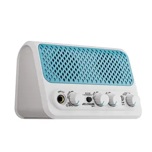 MA-1 Mini Guitar Amp, 10W Electric Guitar Amplifier with 30 Rhythms, Clean/Drive Channel, Reverb, Bluetooth 5.3, Rechargeable Portable Amp with 6H Playtime for Practice & Recording