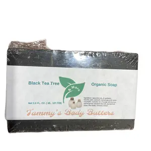 Black Tea Tree Soap - Skin Cleanser for Body Care - Skincare
