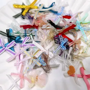 30ml/70+pcs Mini Ribbon Bow, Multi Colors and Styles - DIY, Nail Arts, Decoration