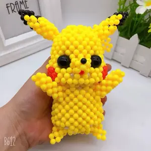 DIY Handmade Bead Pikachu keychain