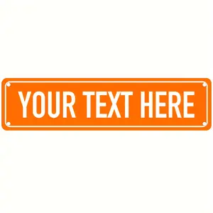 1 customized personalized street sign, customizable with names or other information, suitable for indoor/outdoor use, 12 color options - S-CUS002 16*14 cm / 40x10 inches glitter decoration (Halloween and Christmas), Christmas decoration
