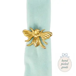Golden Bee Napkin Ring