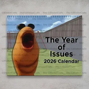 Marcus The Worm 2026 Wall Calendar