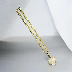 Diamond heart necklace