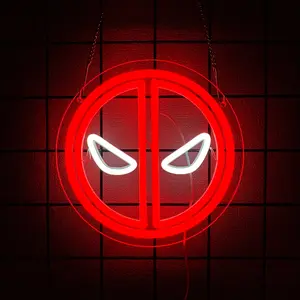 Spider Neon Lights, Children's Room Spider LED Lights, Anime Neon Signs, Bedroom Superhero Glow Lights, Game Room, Cool Gifts for Men, Kids, Teenage Boys, Anime and Movie Fans