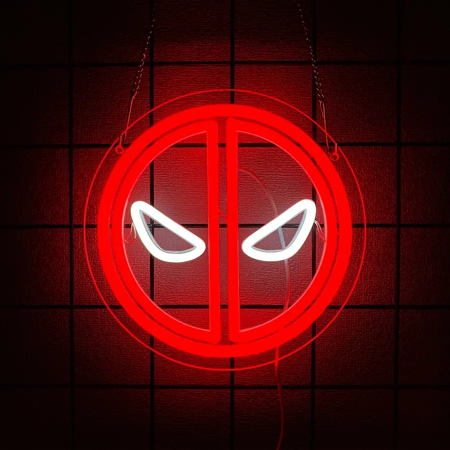 Spider Neon Lights, Children's Room Spider LED Lights, Anime Neon Signs, Bedroom Superhero Glow Lights, Game Room, Cool Gifts for Men, Kids, Teenage Boys, Anime and Movie Fans