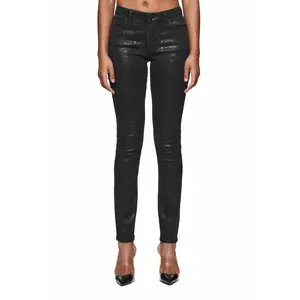 Skinny Mid Rise Glitter