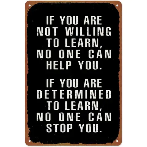 8x12 in Character-Based Custom Plaque - Lightweight Corrosion-Resistant Vintage Aluminum Engraved Motivational Home Signboard, Aesthetic Hangable Decorative Base Material Wall Art for Living Spaces