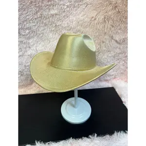 JESSIE SHINY COWBOY HAT GLITTERING GOLD