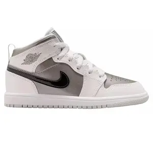 Little Kid's Jordan 1 Mid SE Photon Dust/Blue Chill (HV4459 014)