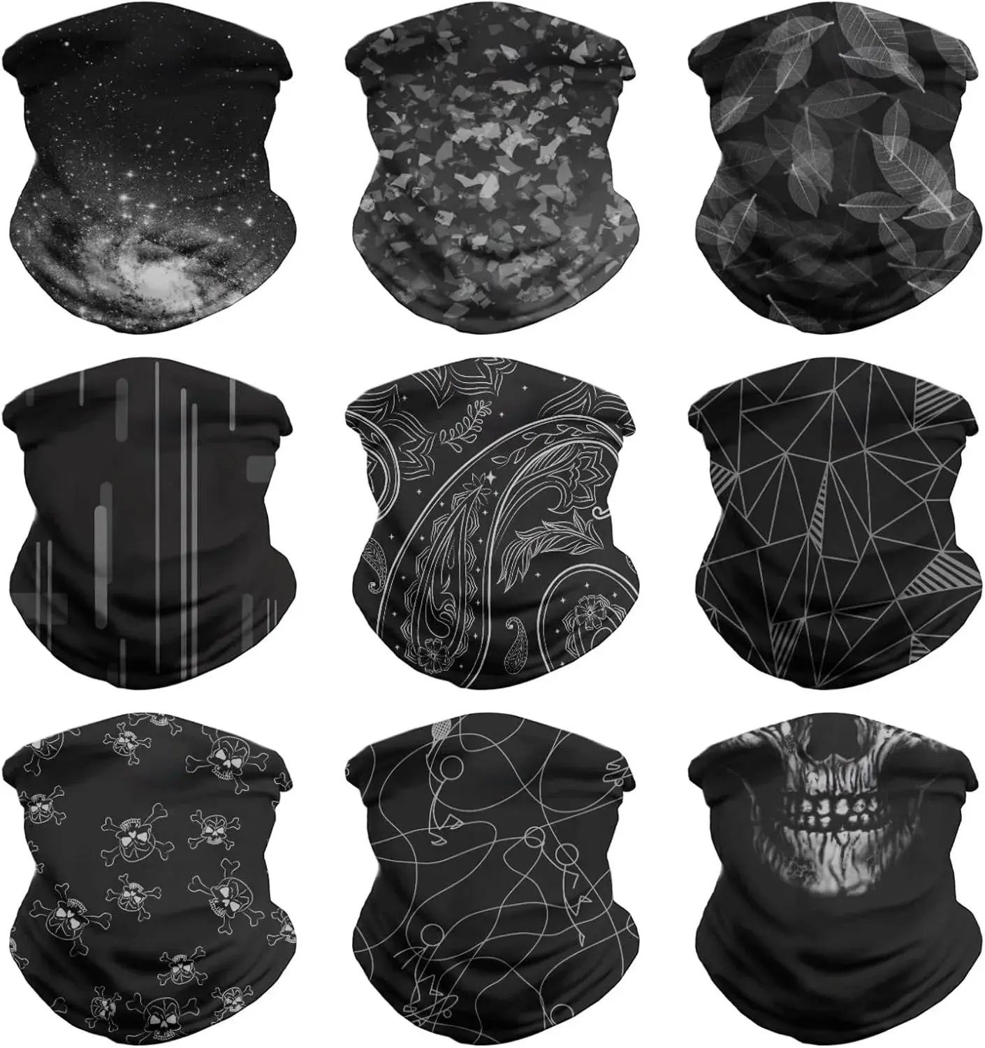 Neck Gaiter Face Cover - Sun Protection Mask Balaclava for Men and Women