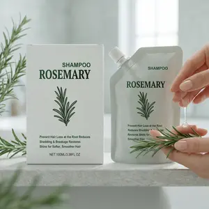 Rosemary Shampoo Gentle Scalp Cleansing, Volumizing and Nourishing Hair Care, Smooth and Soft Hair Treatment, Natural Ingredients, Plant Extracts Shampoo, Natural Herbal Shampoo, Natural Extract Shampoo