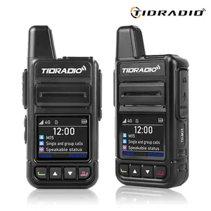 TIDRADIO TD-M15 4G Network Global POC Radio with 1 Year Sim Card Walkie Talkie Long Range 5000 Miles for Hiking and Camping