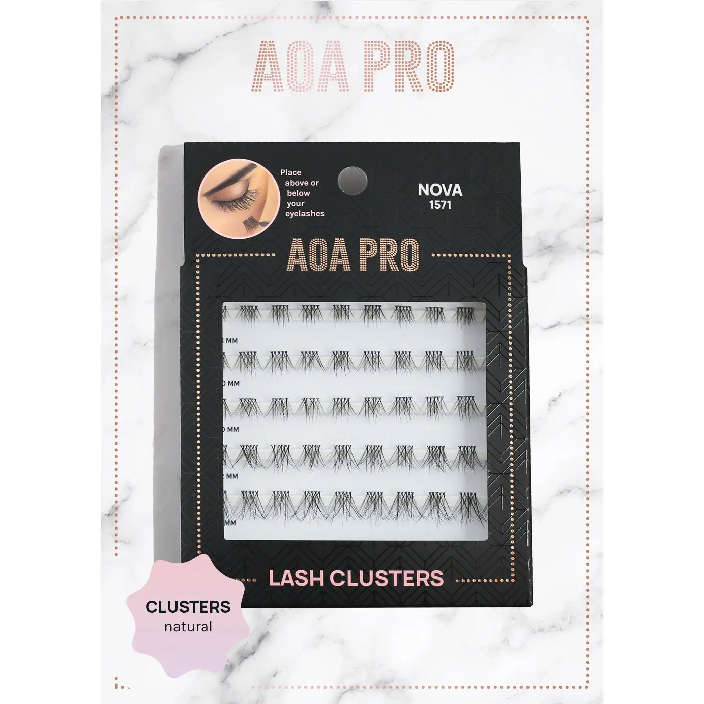 AOA Pro Lash Clusters: Nova