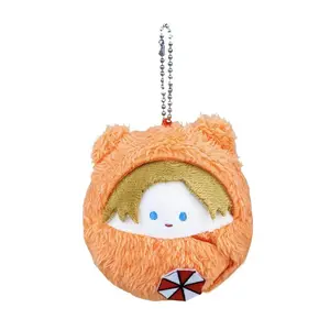 10cm Biohazard Resident Evil Leon S. Kennedy Plush Toys Cute Soft Stuffed Keychain Dolls For Kid Birthday Christmas Gift