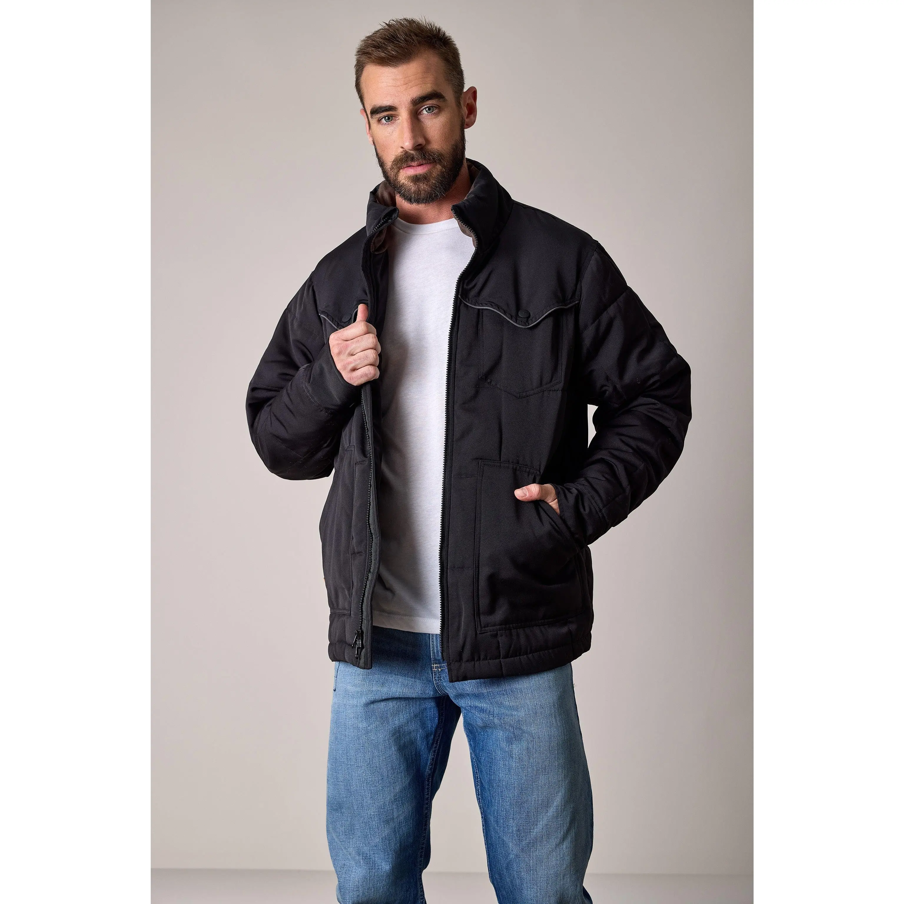Men's Kimes Ranch Colt Jacket - Black - MJA0000011