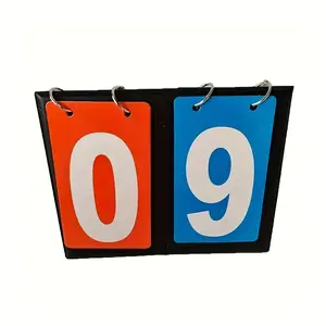 Multi-Functional Sports Scoreboard, Basketball Ping Pong Scoring Device, Foldable Portable Scorekeeper, 2/3/4 Digit Scoreboards