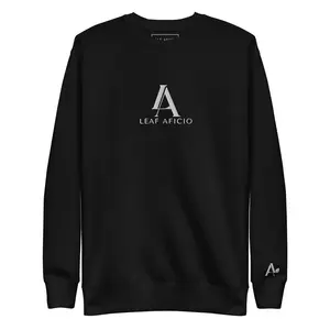 Leaf Aficio Logo Embroidered Unisex Premium Sweatshirt