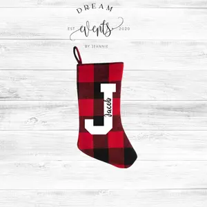 Personalized Christmas Stockings Luxury Velvet Stocking Embroidered Stocking for Holiday Applique Stocking with Name for Family Decoration