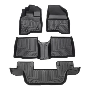 Depituu For Ford Explorer 7-P Bench 2015-2019 Floor Mats & Cargo Liners, All Weather Floor Mats,Waterproof Anti-slip Durable Floor Mats Car Accessories Autos Protector Automotive,auto accessories,car essentials,car accessories,trunk or treat car