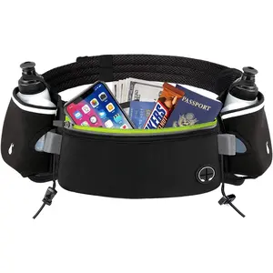 Hydration Running Belt with Water Bottle, Running Fanny Pack for Phone and Wallet Holder, Running Bag Runners Essentials Accessories Marathon Triathlon Walking Jogging Gear Gift
