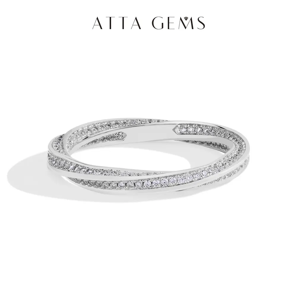 Simple Style 0.8mm D VVS1 Synthetic Moissanite Ring for Women and Men Daily wear beauty Jewelry R220