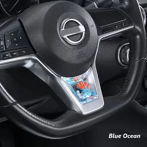 Dynamic Sequin Embellishments for The Steering Wheel of for NISSAN Altima, Qashqai, Kicks, X-Trail, And Sentra, Designed for Interior
