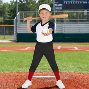 Toddler Boys Girls Knicker Baseball Pants - 2T 3T 4T 5T Youth Softball Tee Ball Pants for Kids Comfortable Breathable Stretch Fabric Perfect for Sports Practice Games Outdoor Activities Lightweight Durable Design