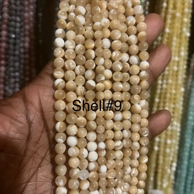 6mm shell bead