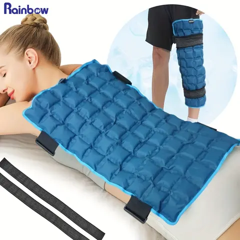 Reusable Large Back Ice Pack (13"x21") - Extra-Large Coverage Hot Cold Therapy Pad, Microwave for 2-3 Mins, for Pain Relief, Surgery Recovery