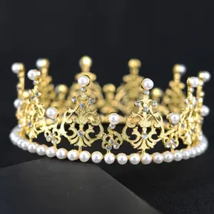 Large Crown decoration Ornaments for for Bouquet, Cake, Wedding, Party with Lightweight Accessory festive decorations halloween thanksgiving backdrop