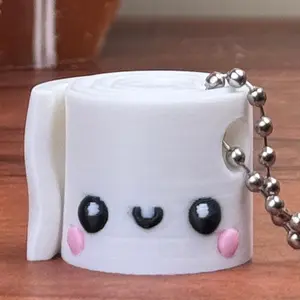 Toilet Paper Keychain - Perfect for Carrying Your Keys and More cute keychain keychain gift perfect accessory keychains sweet gift unique holiday portable keychain girl jewelry trendy