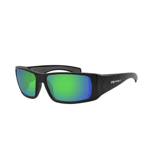 Bomber Eyewear Pipe Bomb | Men's Safety Sunglasses Slim Full Frame Unisex ANSI Z87+ Floating UV Protection Polarized & Standard Lens Job Site Outdoor Work Medium Fit Oval Round Face