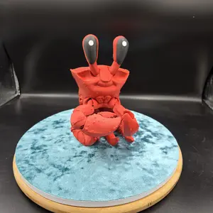 Ghost Crab - 3D Printed in True to Life Colors - Designed by Matt Mire Makes