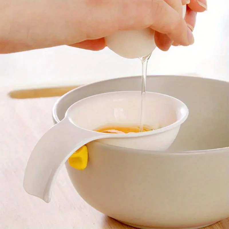 Egg Separator, Easy To Use Egg Yolk Separator, Egg White Separator, Egg Separation Tools, Egg Separating Tool, Egg Separator For Raw Eggs, Kitchen Utensils & Gadgets, Kitchen Cooking Accessories, Household Kitchen Products