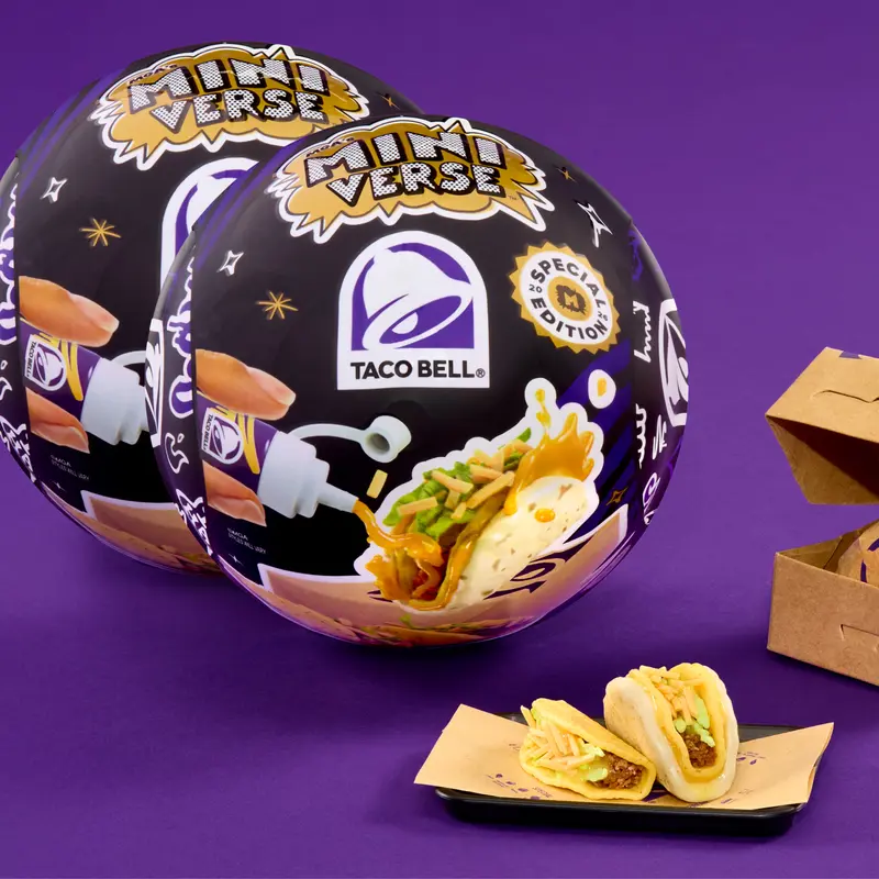 2-Pack MGA's Miniverse Taco Bell Special Edition: Cheesy Gordita Crunch & Crunchy Tacos