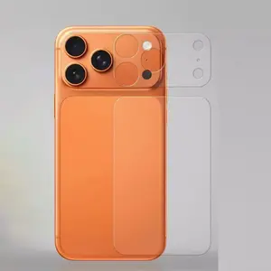 2-In-1 Back Film Set for iPhone 17 Pro Max/17pro, Camera Protection Base + Rear Screen Protector, Comprehensive Phone Accessories