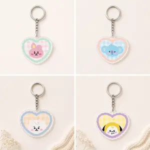 Cute Kpop Kawaii Btan Acrylic Keychain - Cute Bag Charm Gift for Fan
