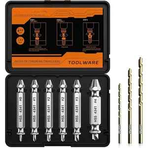 Damaged Screw Extractor Set,Fathers Day Gifts for Dad from Daughter Son,Gifts for Men,Christmas Stocking Stuffers for Men Husband Boyfriend, Cool Stuff Gadgets (white)