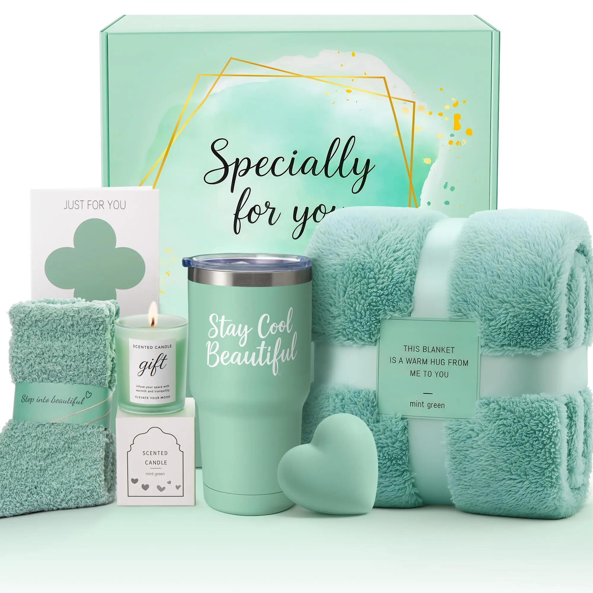 Luxury Self-Care Kit with Gift Box Packaging - Mother's Day Pampering Pick - Ideal for Home Supplies Festive Use, 1 Key Gifting Scenario (Birthday)