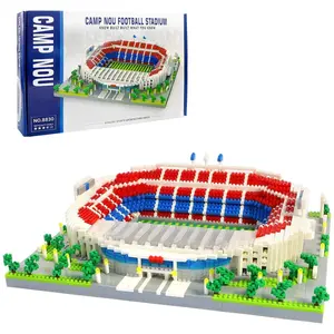 3890+ Piece World Famous Stadium Building Blocks Model, Building Block Set, 3D Puzzle Stress Relief Toy, Birthday New Year Gift, Barcelona Camp Nou