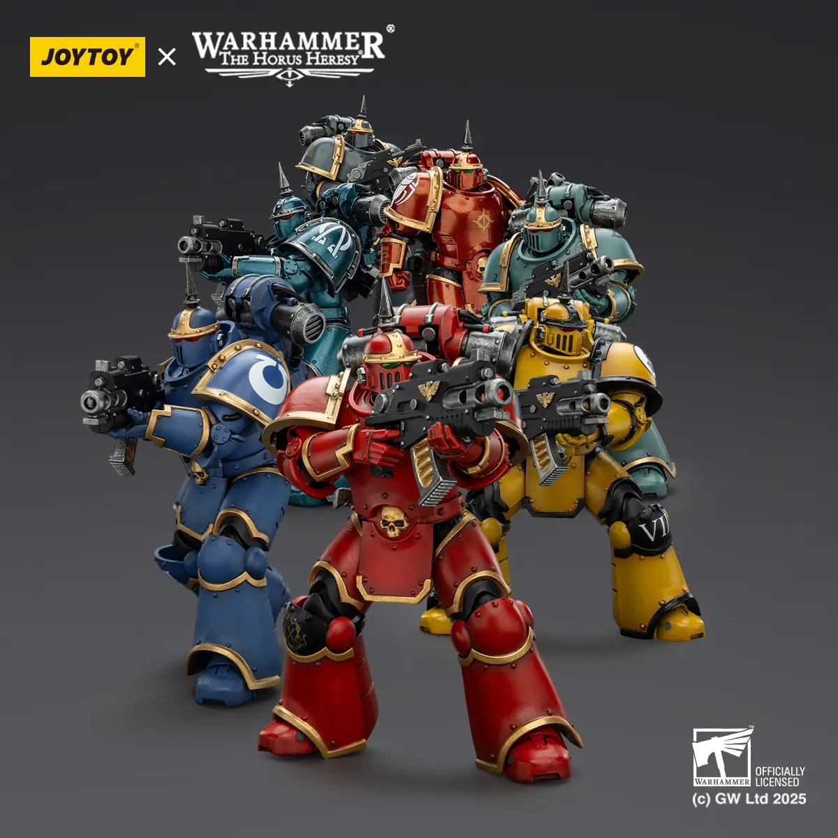 JOYTOY 1/18 Detailed MK-III Tactical Legionary Articulated Collectible Figure, 7PCS Uniform Series, Decoration Item for Fans, Birthday Gift, Collectible Figures, Articulated Figures
