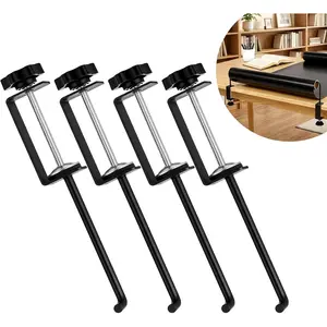 2 Set Craft Paper Roll Holder Tabletop Dispenser Fit Table 0-1.8'' and Up to 7'' Thick Paper Roll Suitable for Painting & Craft Packaging