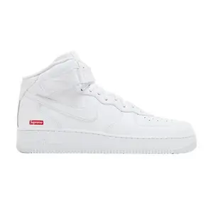 Nike Supreme x Air Force 1 Mid 'Box Logo - Triple White'