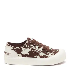 Jazzin Plus Cow Print Sneaker