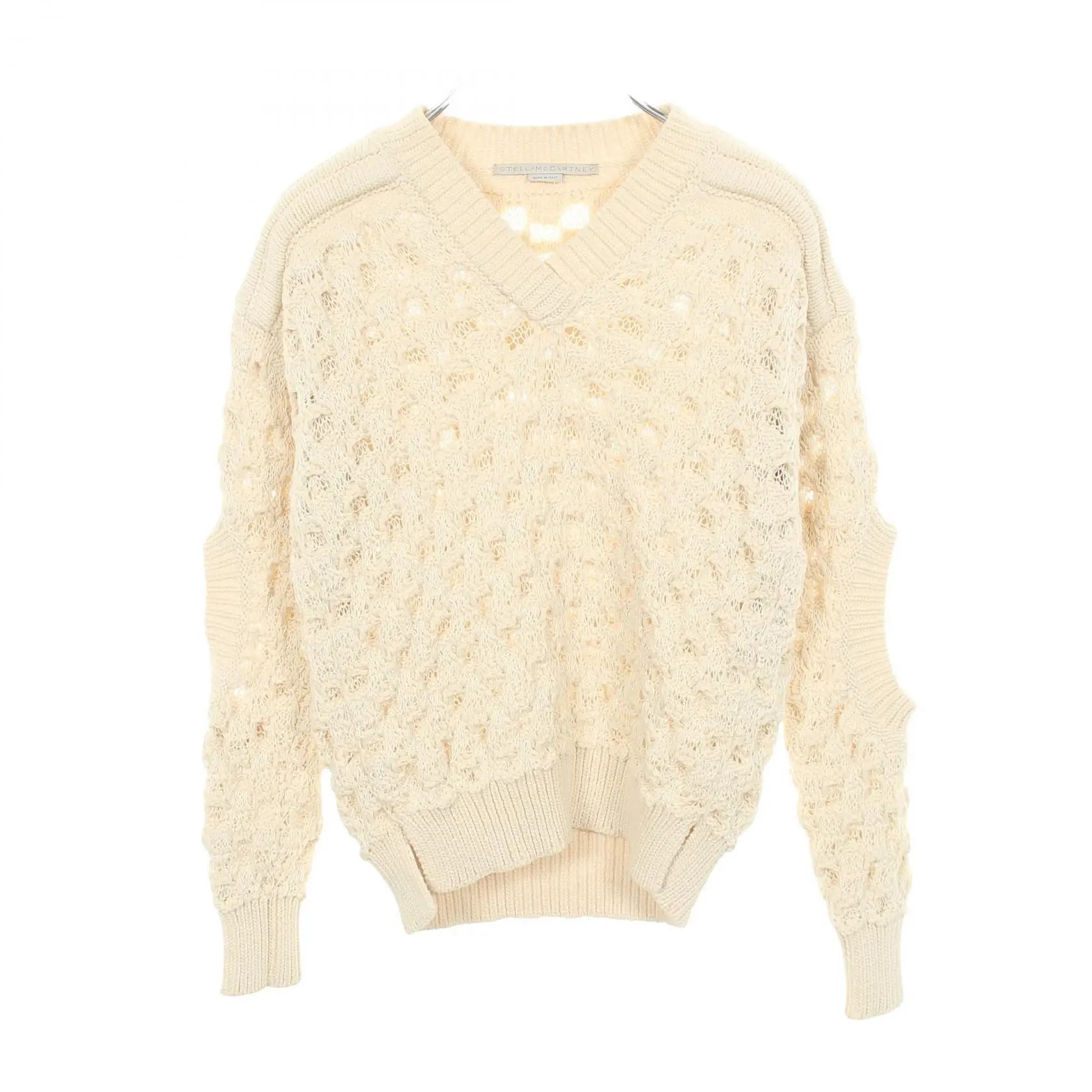Pre-owned Stella McCartney Cotton Small Leather Goods Knit Top 0507262118900066854