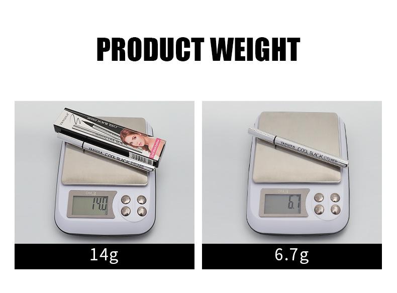 Long-lasting eyeliner -lightweight, waterproof,vegan,cruelty-free,24-hour smooth application,ultra- creamy and silky smooth texture.